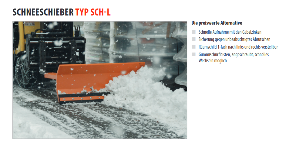 schneeschieber typ sch-L